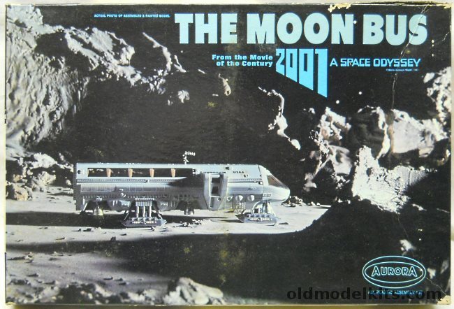 Aurora 1/55 The Moon Bus from 2001 A Space Odyssey, 829-250 plastic model kit